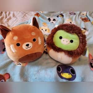 (1) Seth & (1) Desmund 8in Squishmallows (with gift)